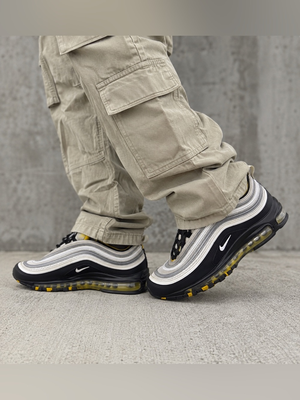 Nike Air Max 97 (GS) Black/Yellow